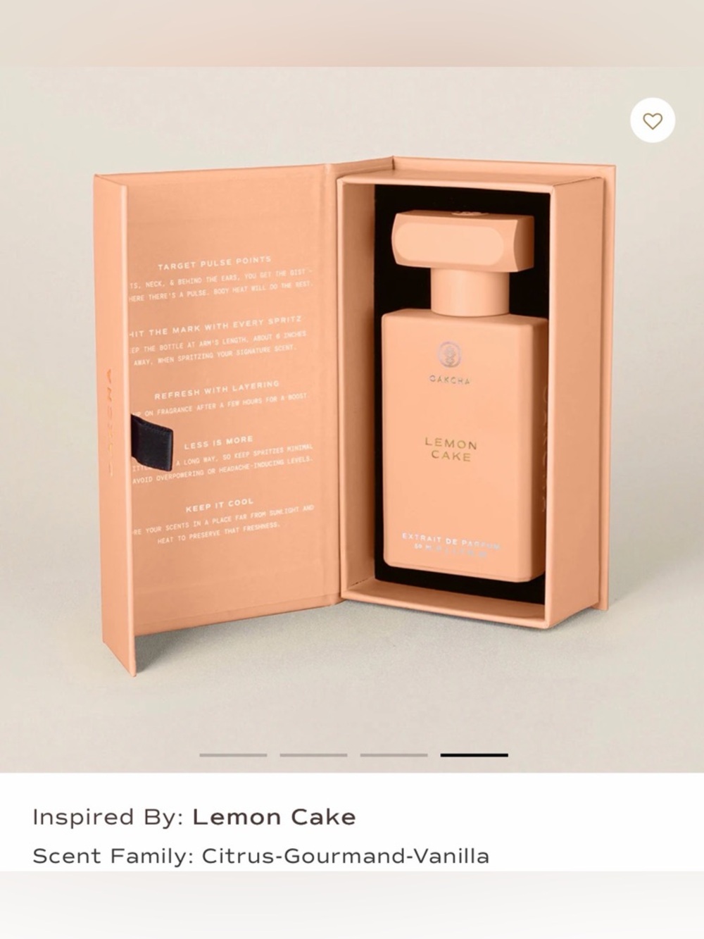 Oakcha Gourmand Collection Lemon Cake 1.7 FI Oz Extrait de Parfum New in Box - Picture 5 of 7